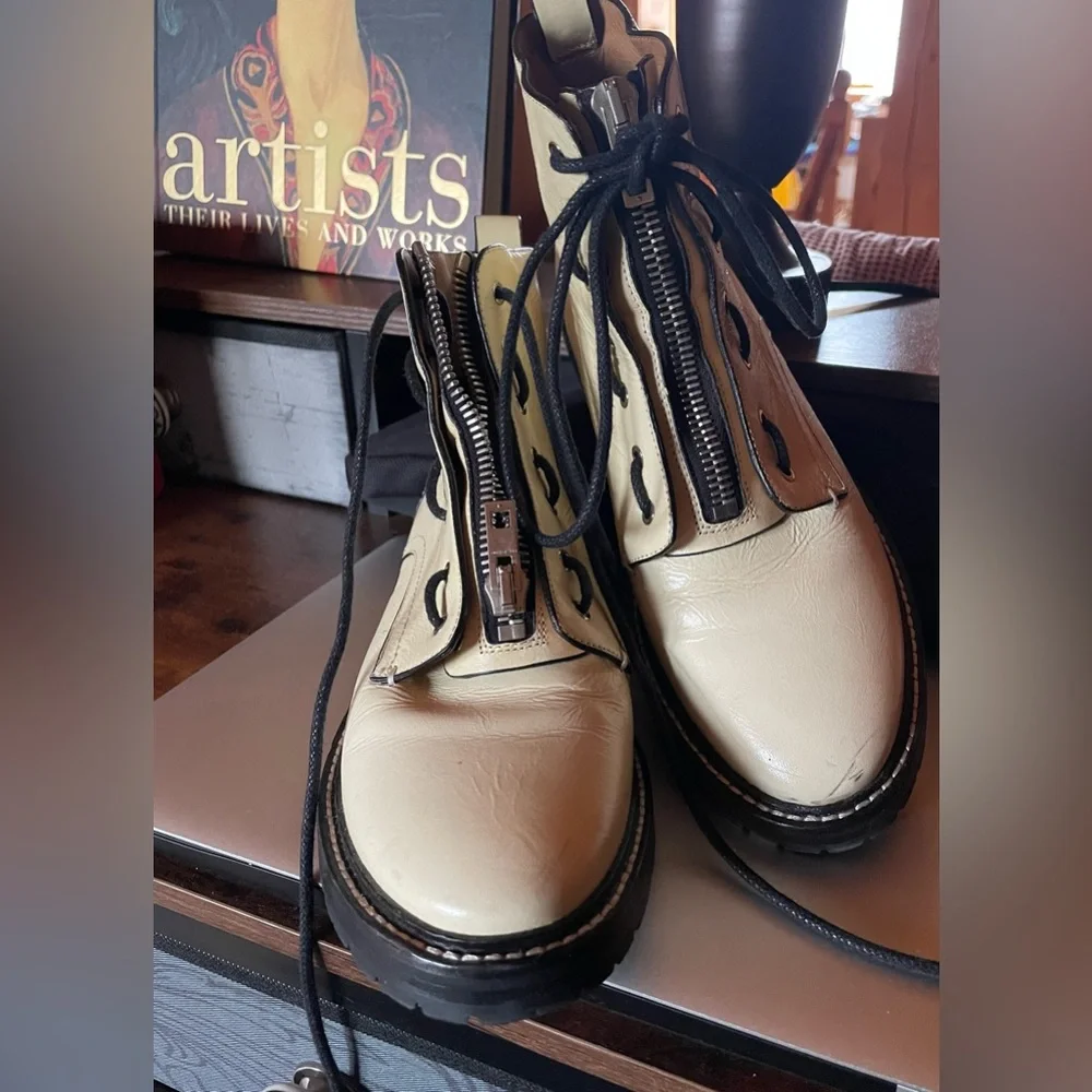 Rag & Bone Cannon Crinkle Ankle Boots - Picture 3 of 10